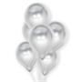 Balloon, 30 cm, PUKKA PAD, metallic silver